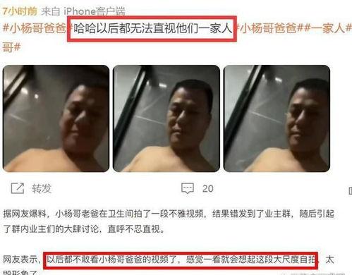 小杨哥他爸爸爆料视频,背后惊人真相曝光